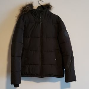 Topman hooded puffer jacket